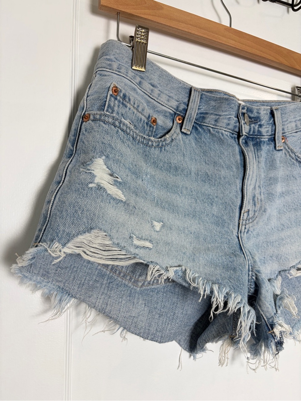 Pistola distressed denim shorts - Picture 11 of 16